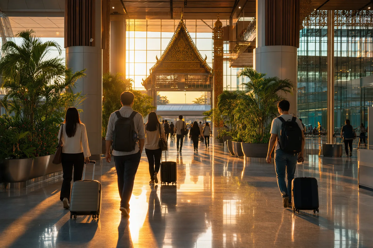 דוגמה של טופס TDAC — Thailand Digital Arrival Card