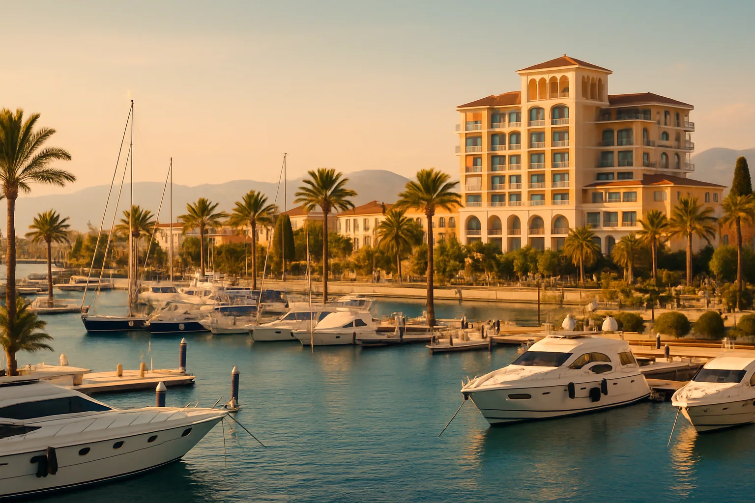 מרינה לימסול באביב — חופי הים התיכון
